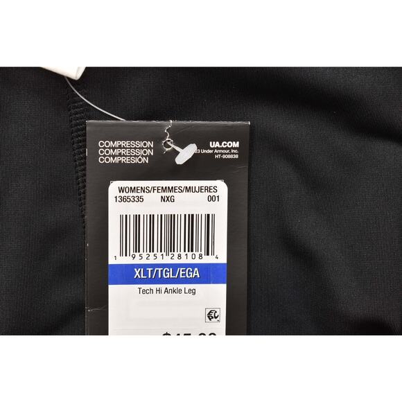 NEW Under Armour Women's Tech Hi Ankle Leggings XLT Size TALL - Picture 7 of 8
